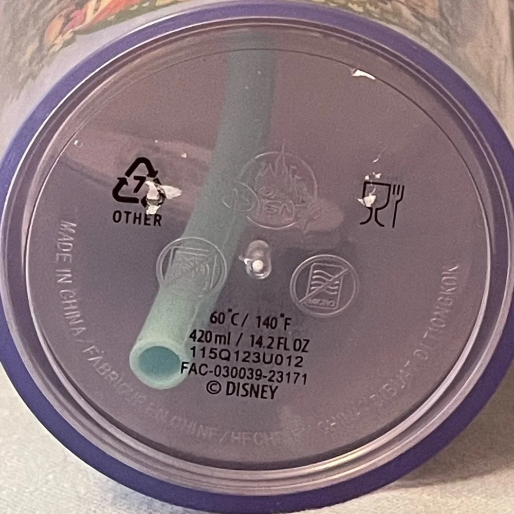 NEW Disney Parks Joey Chou Magic Kingdom‎ Cinderella Castle Tumbler w/ Straw
